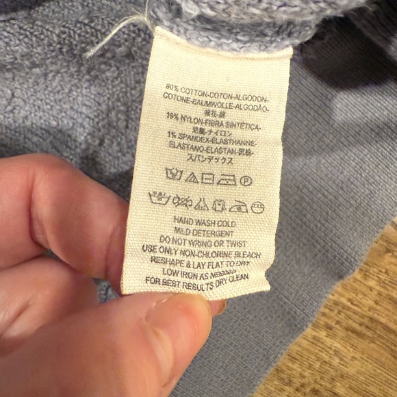 Free People “Found My Friend” Purple Gray Crew Neck Cropped Pullover - Picture 13 of 16